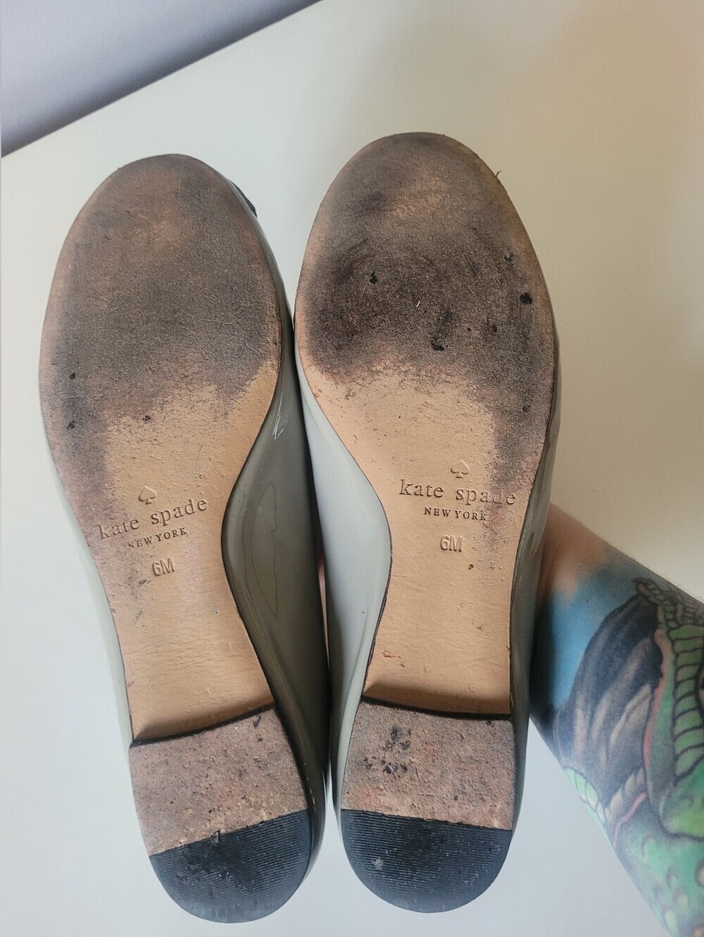 Kate Spade Jiro Raccoon Flats, Size 6 - Picture 11 of 12